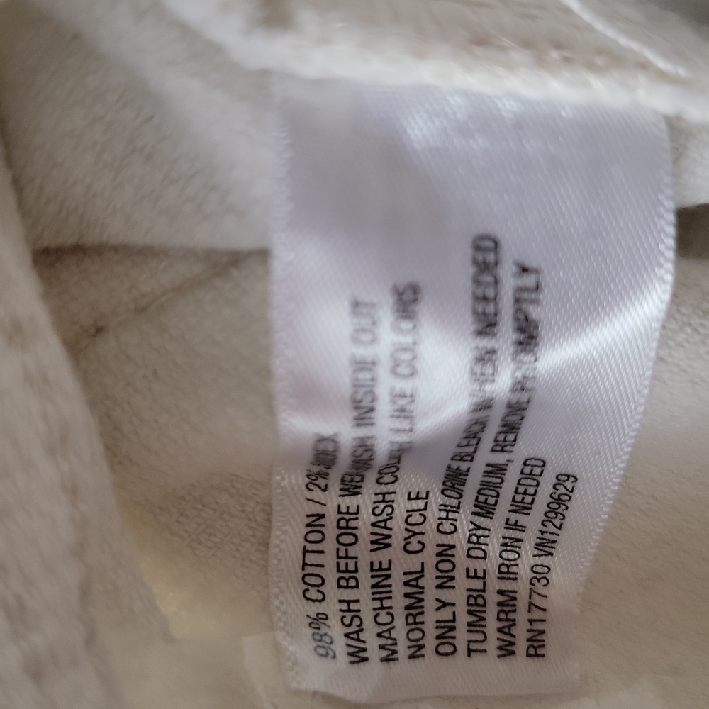 Art Class Girls Corduroy Jeans Cream Size 8 – Button Zip Closure + Pockets - Picture 6 of 13